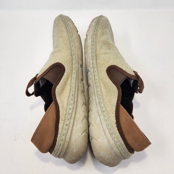 Merrell Womens Hut Moc Cozy II Tan Fuzzy Loafers Slip On Size 11 Indoor Outdoor - Picture 7 of 8
